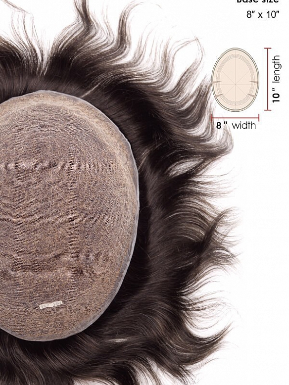 Champion | Full French Lace Stock Hairpieces for Men