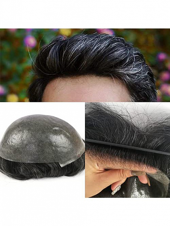 8x10 Inch PU Thin Skin(0.08mm) Hair System HS009