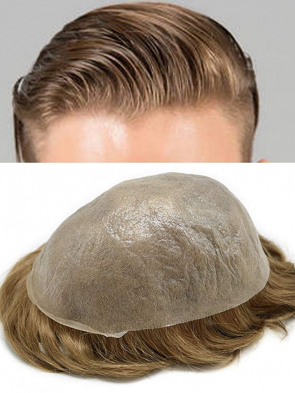 6x6 Inch PU Thin(0.04mm) Skin Hair System HS011