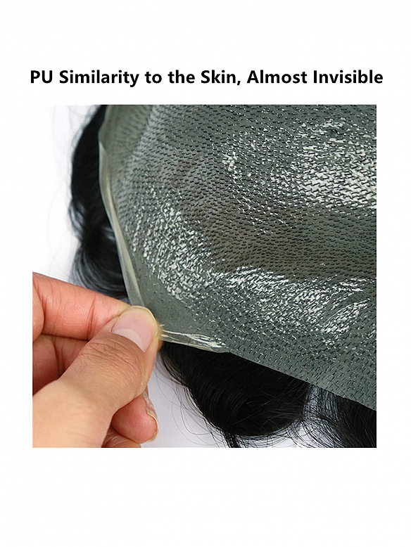 7x8 Inch PU Thin(0.05mm) Skin Hair System HS020