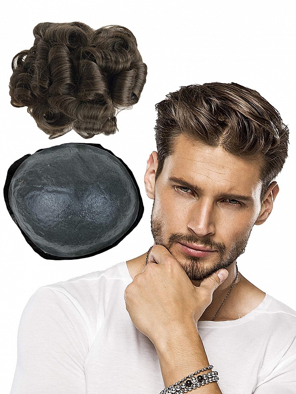 8X10 Inch PU Thin(0.03mm) Skin Hair System HS004