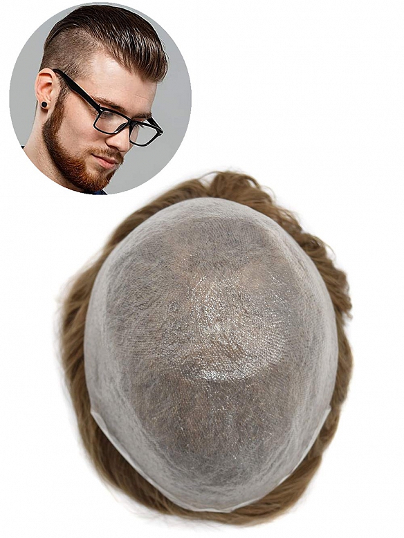 7x8 Inch PU Thin(0.05mm) Skin Hair System HS020