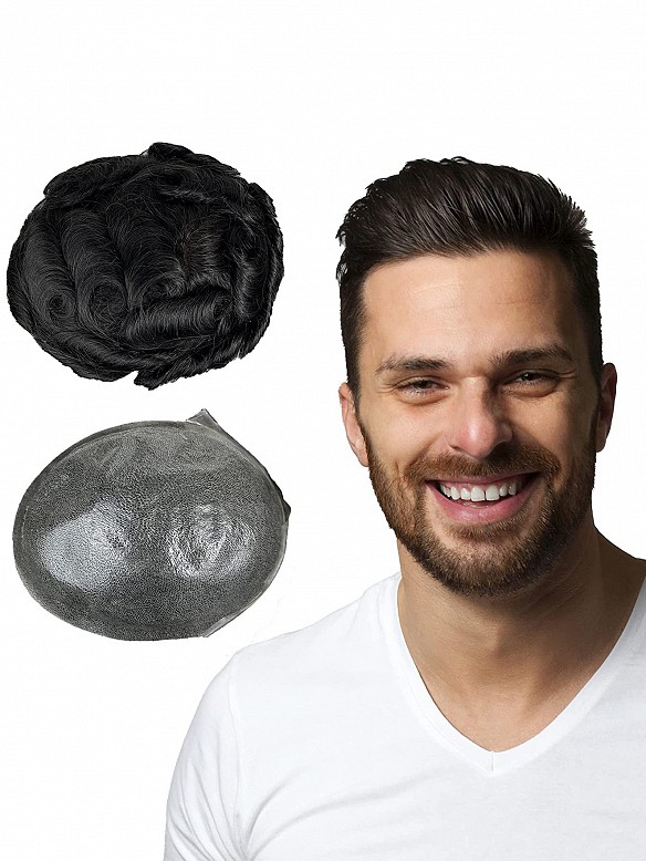 7X8 Inch PU Thin(0.03mm) Skin Hair System HS003