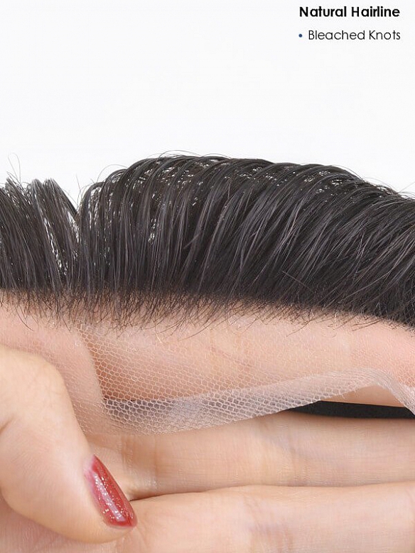 7X9 Inch French Lace Hair System FLS002