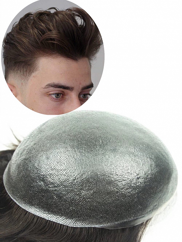 7x8 Inch PU Thin(0.06mm) Skin Hair System HS017